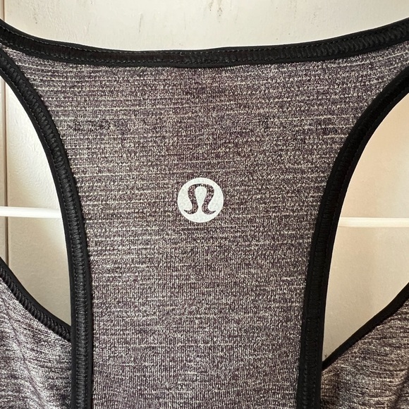 Lululemon Time to Sweat Tank My Race My Pace Heathered Black - Picture 6 of 6